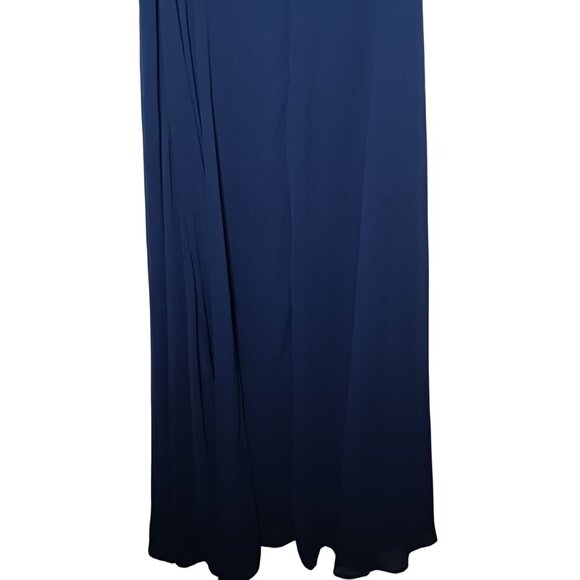 Lulus Dance All Evening Navy Blue Lace Open-Back Maxi Dress Size‎ L - Picture 10 of 14
